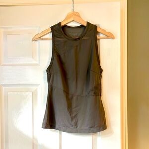 Women's Gray Athletic Workout Top